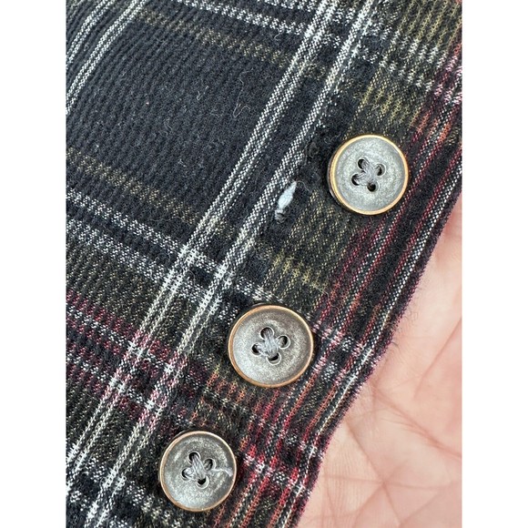 Carbon 2 Cobalt Corduroy Shirt Mens‎ XLarge Plaid Long Sleeve Button Up - Picture 7 of 9